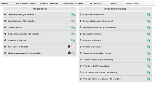 BUSINESS INTELLIGENCE SOLUTIONS SCREENSHOT